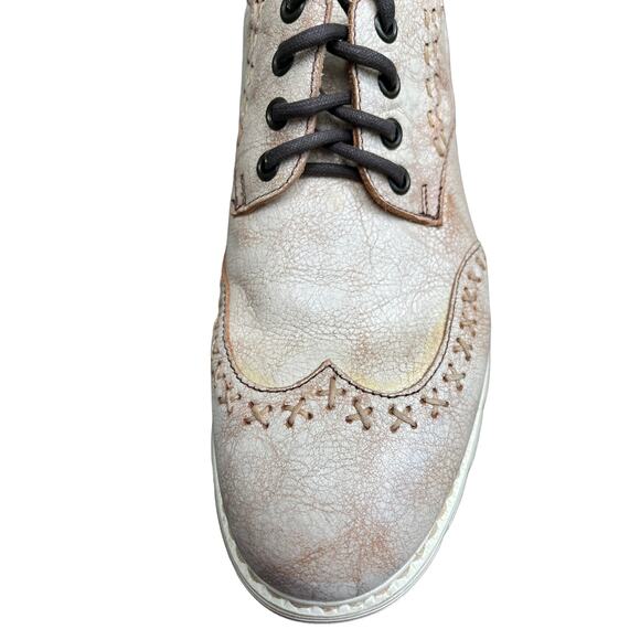 Bed Stu Cayuga CAYUGA Wingtip Derby Leather Shoe | Mens 8.5  NEW - Picture 11 of 13